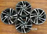 17inch oem xuv 700 diamond cut Lite used set of 4 alloys
