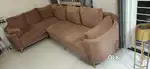 Luxury velvet Sofa set with minimal damage