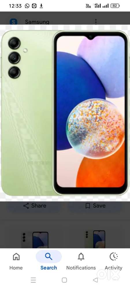 Sell my samsung A14 6gb 128gb in mint condition