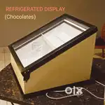 Chocolate mini fridge for display