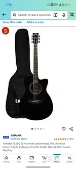 Yamaha FS80C 25 Incheses sprucewood