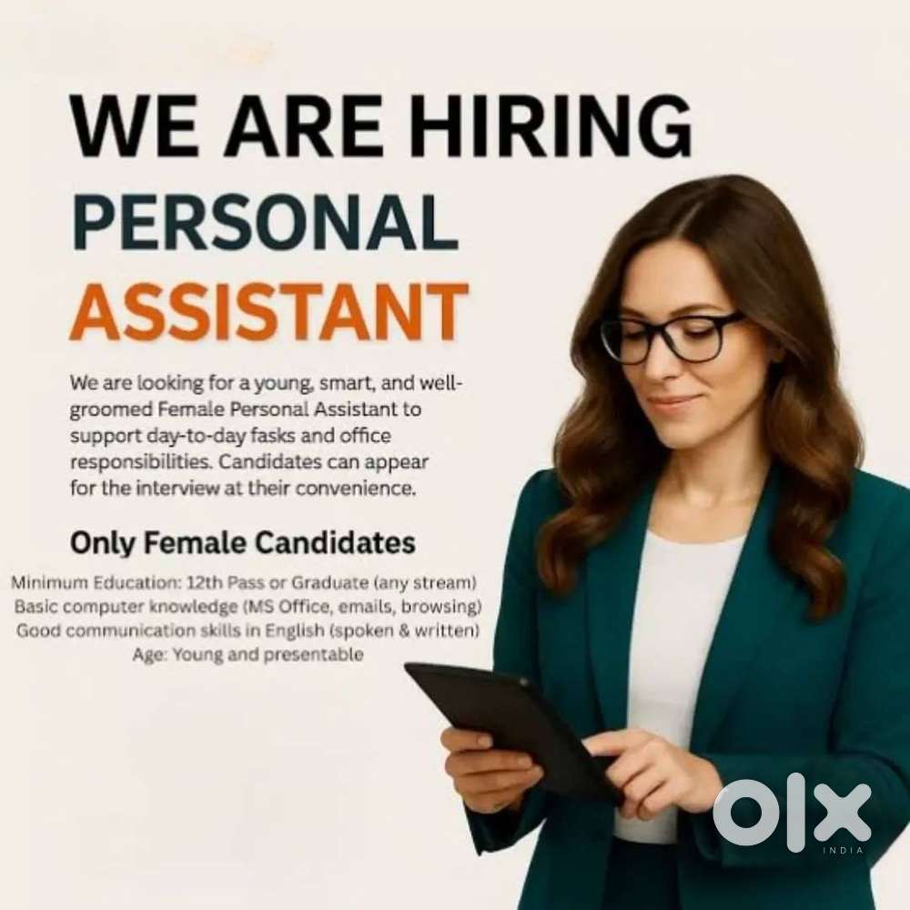Wanted Female Personal Assistant (PA)