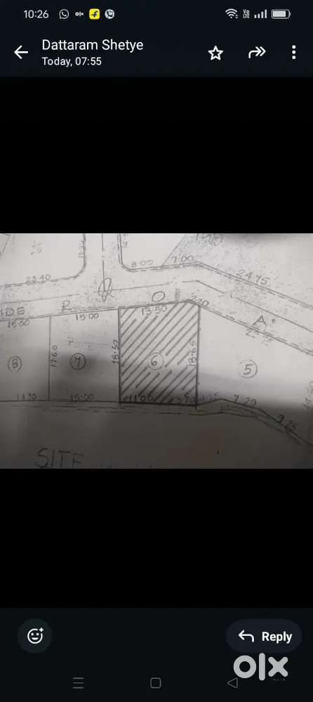 Prime location Calangute 252 square metre land for sale