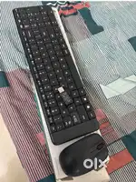 Logitech wireless keyboard and mouse.