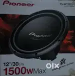 New Pioneer subwoofer 1202S4 & sony 5.1 front speaker