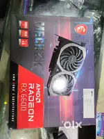 AMD CPU 5600x + MSI Radeon RX 6600 GPU gaming graphics card computer
