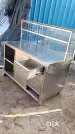 High grade Steel Counters with LED lights and hot rods.