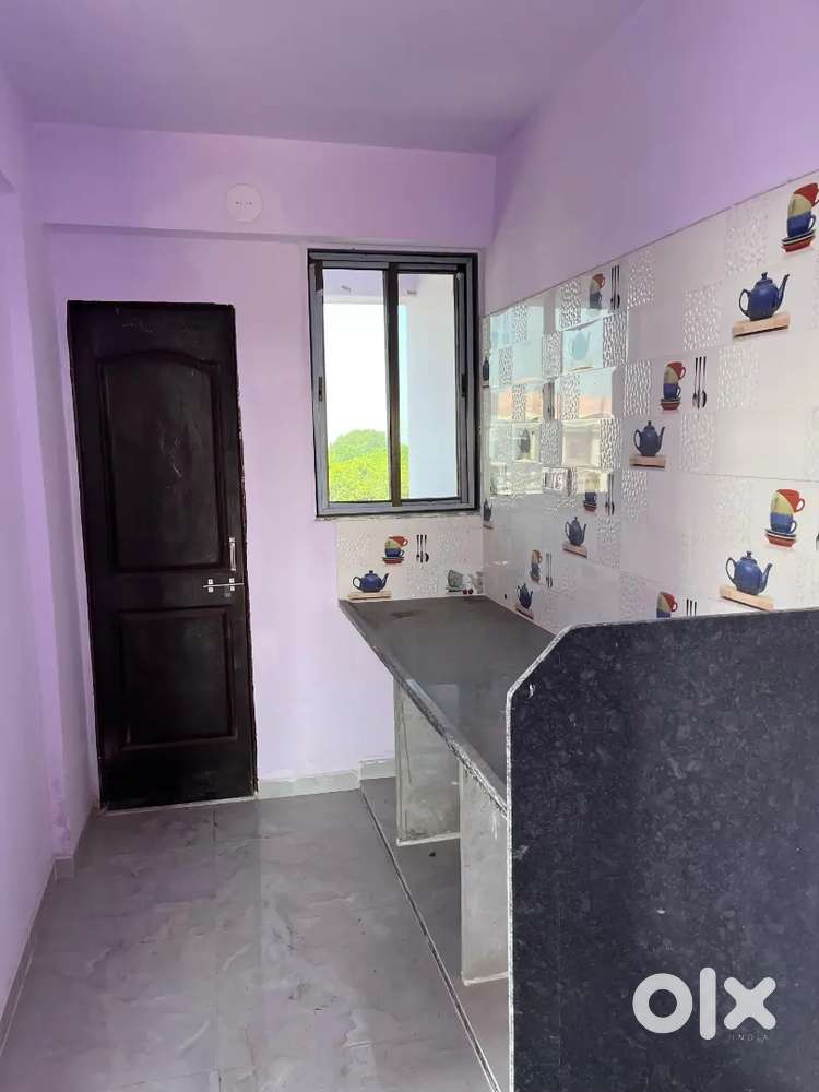 Unfurnished new 1BHK flat available for rent