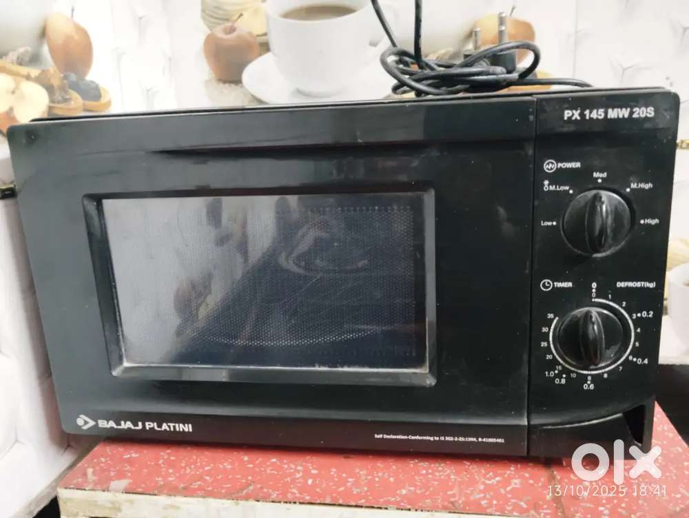 Micro oven bajaj platini 20 ltr