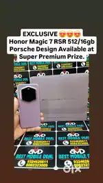Honor Magic 7 RSR 512/16gb Porsche Design Unused*Exchange Available*