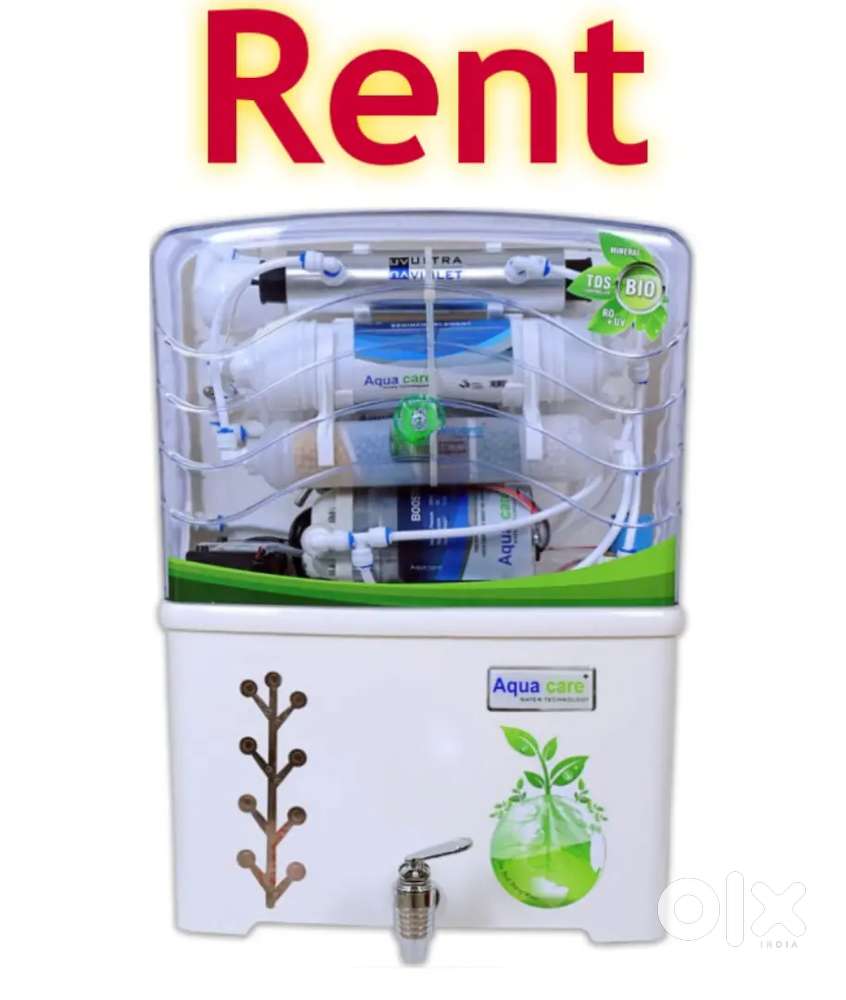 Ro water purifier available on rent