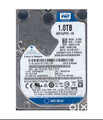 WD Blue 1TB Laptop Hard Drive (HDD) – Excellent Condition,100% Working