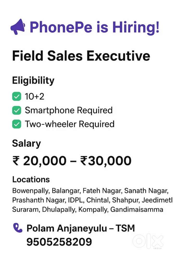 Phonepe bussines development executive