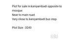 Plot for sale opposite to mosque