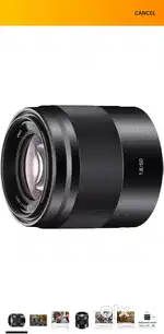 Sony 50mm Lens  F1.8 ,E Mount