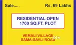 1700 ft residential plot