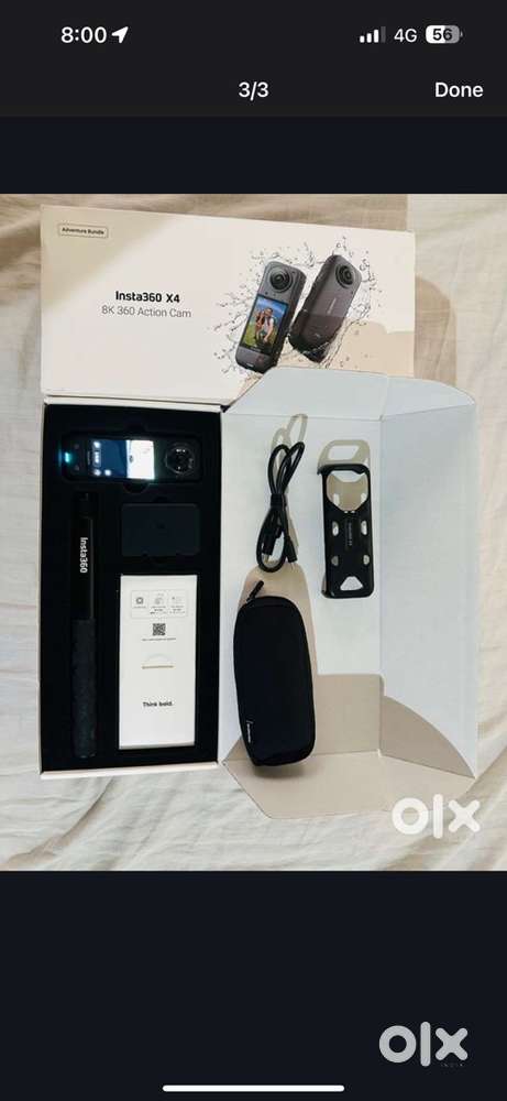 Insta360 X4 – 8K 360 Action Camera ,Adventure Bundle