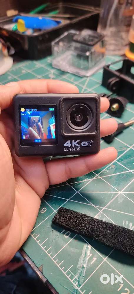 4K ULTRA HD DUAL SCREEN WiFi ACTION CAMERA 100% WATER PROOF CASE