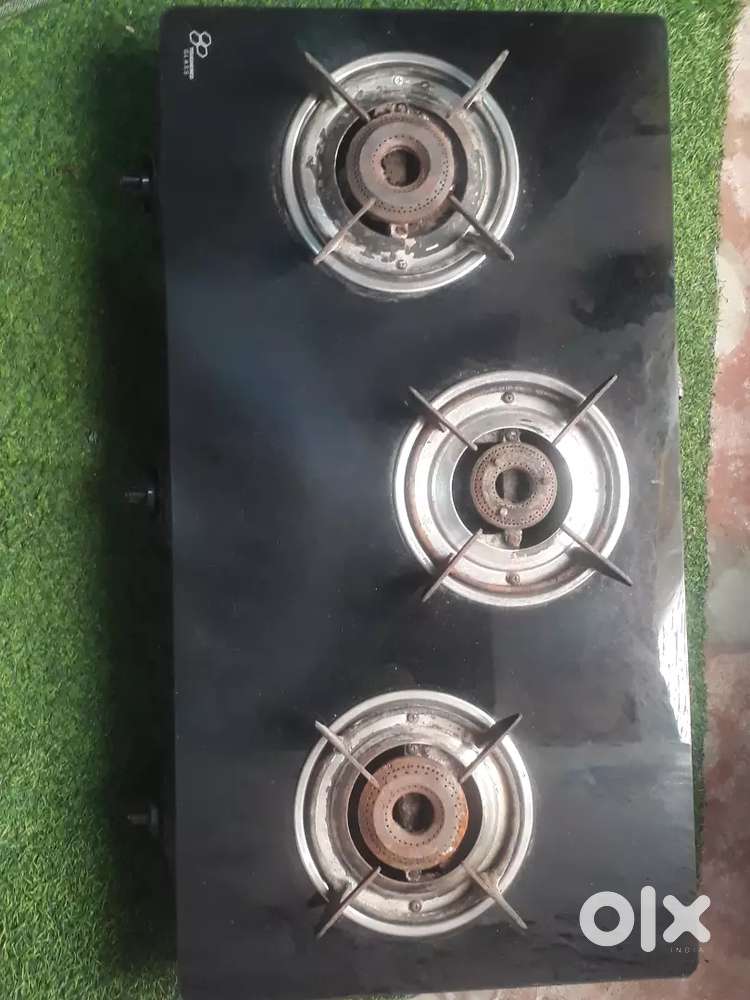 Toughened glass stove