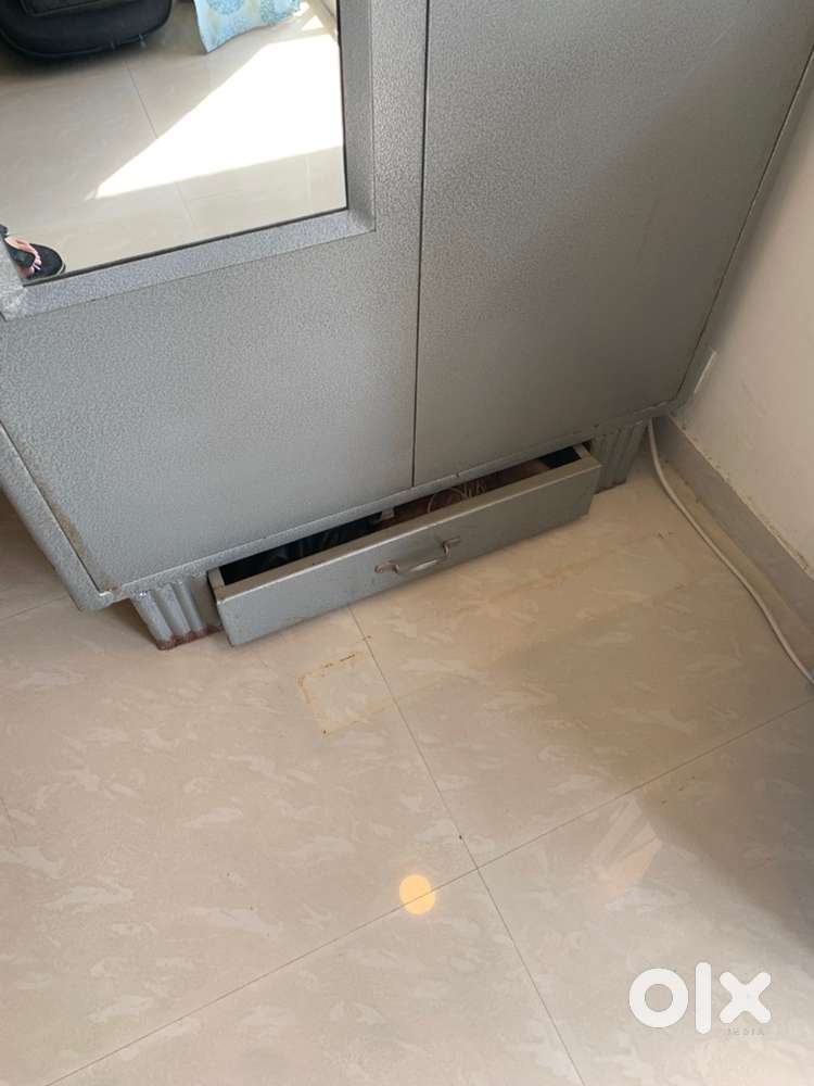 Solid Iron Almirah with shoe storage