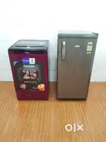 #*Whirlpool washing machine 123 6.5 kg Whirlpool single door 190liter