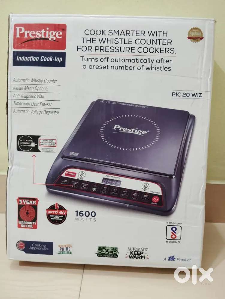 Prestige PIC20 WZ 1600W Induction Cooktop