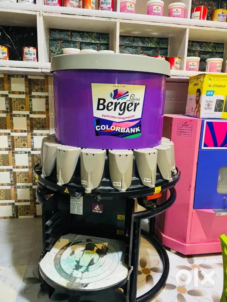 BERGER PAINT MACHINE ND MIXTURE MACHINE  CONTROL HOGA LAPTOP SE
