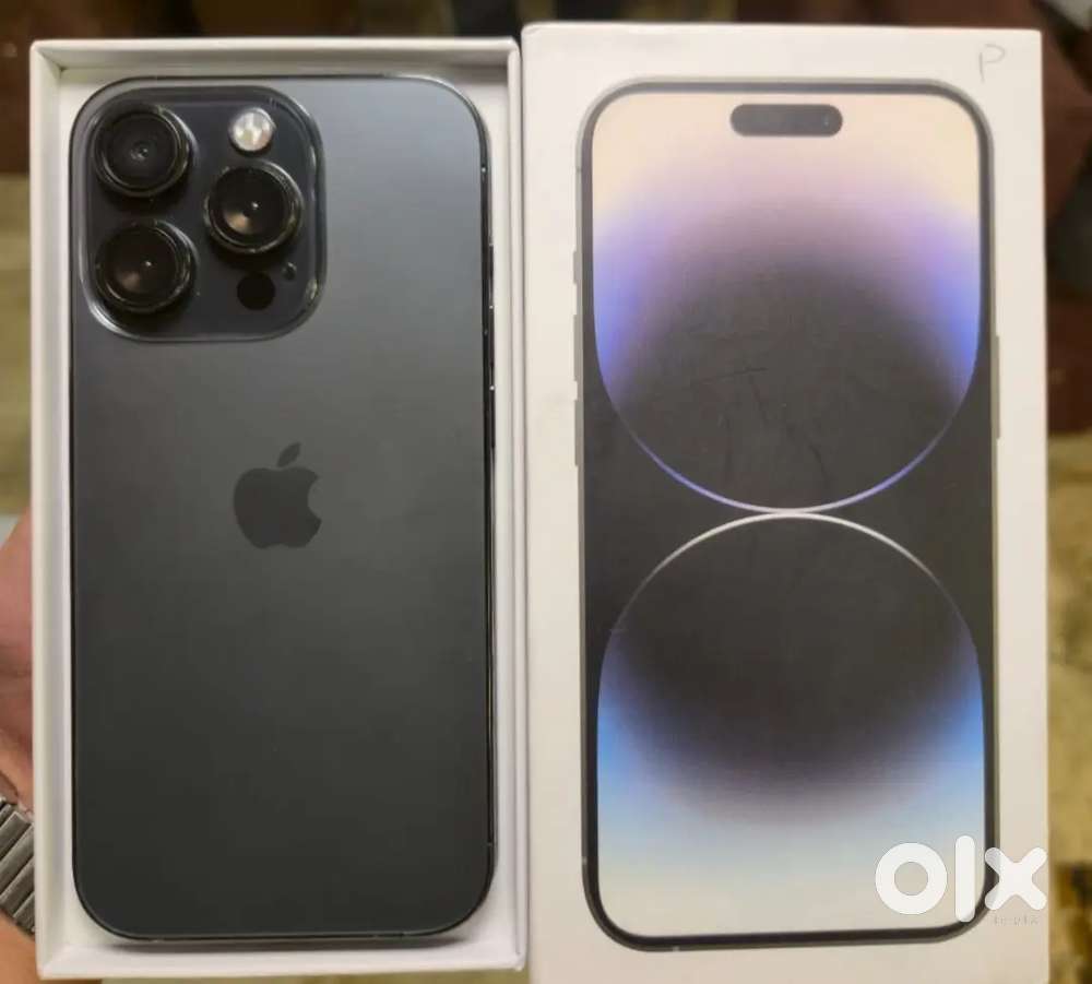 Iphone 14pro black colour in superb condition 256gb contact me now