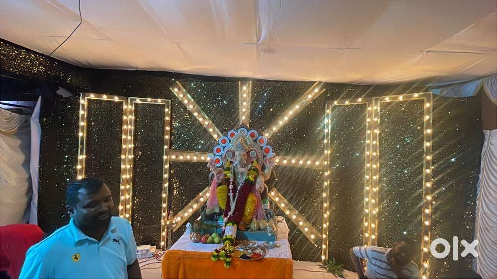 गणपती डेकोरेशन सेट
