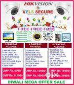 CCTV CAMERA 2MP   DAY & NIGHT  VISION MEGE MEGA DIWALI OFFER   SALE