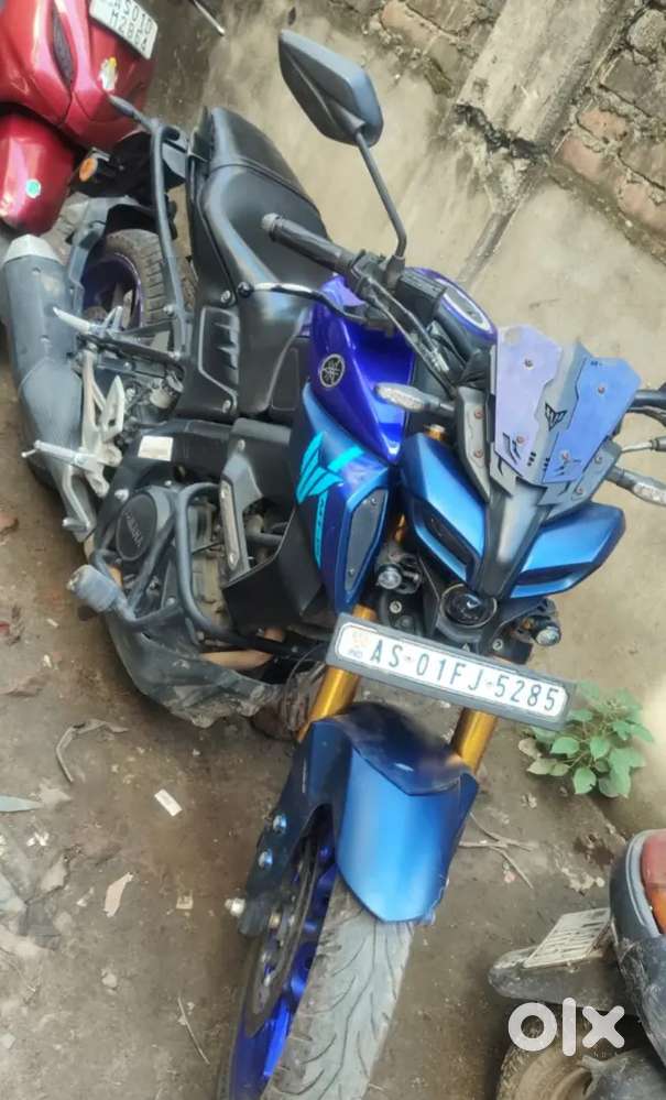 Yamaha MT15 bike is on showroom condition