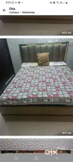 Pure wooden boxbed  with gadla 5.6