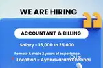 We are hiring Billing and accountant staff