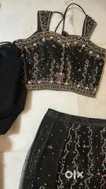 Chaniya choli black