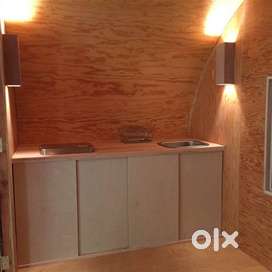Wooden House - prefab office -Prefabricated porta cabin - container