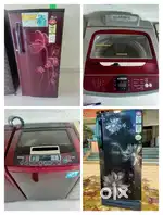 Fridge washing machine on rent