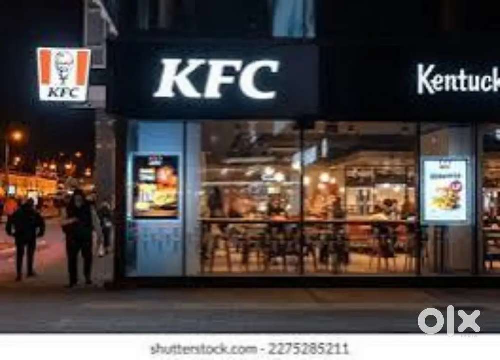 JOINING FOR KFC STORE JO-8TH, 10TH, 12TH, TO ANY GRADUATE APPLY NOW.