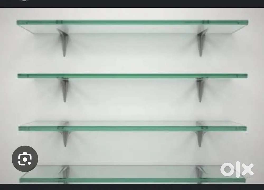 6 glass plates wall stand