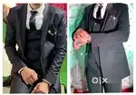Black suit and armani green suit ( size= L) 1+1 offer