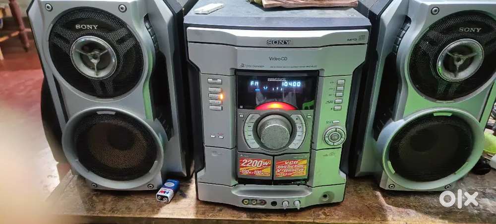 Sony deck fm aux working