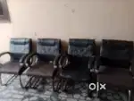 5 office chair,big office table with glass