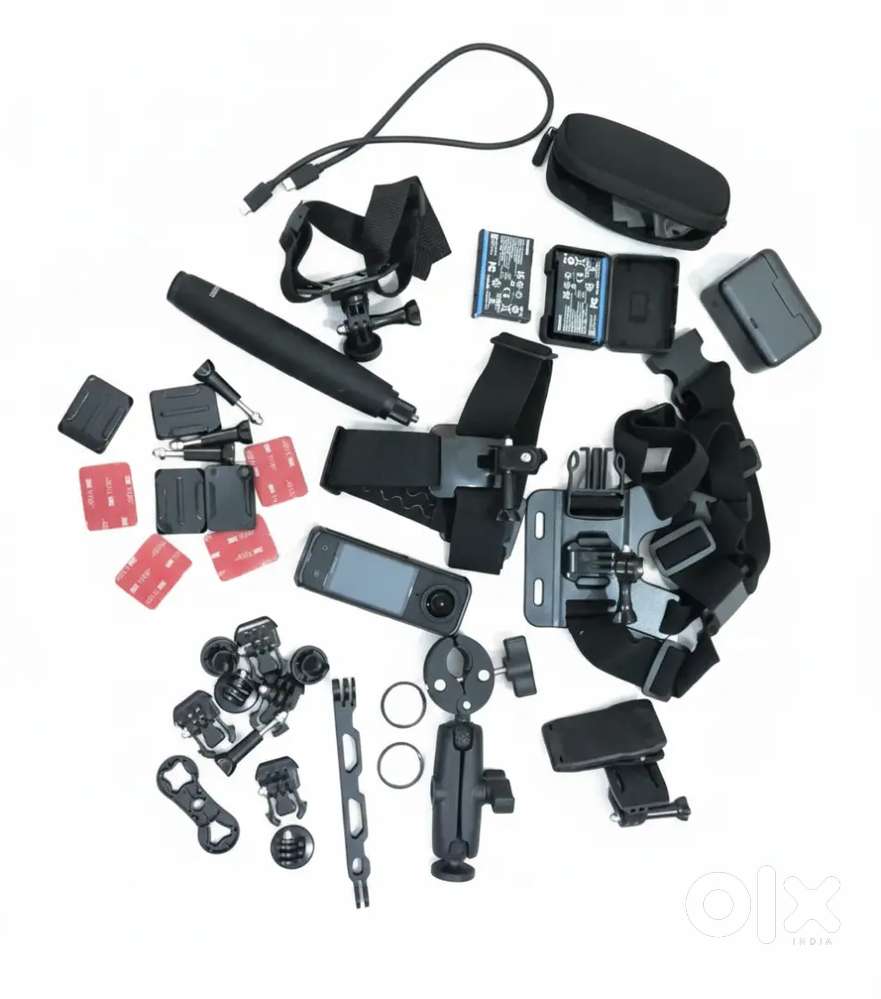 Insta360 X4 + Bike/Bag/Chest/Head/Wrist/Helmet Mounts