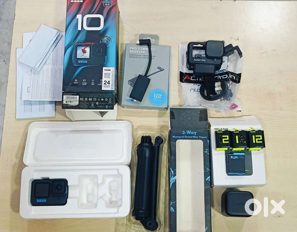 Gopro 10 New Full Kit