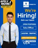 Sales officer in bajaj finserv