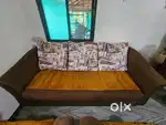 3+2 = 5 seater coutioned luxarious sofa and two chairs