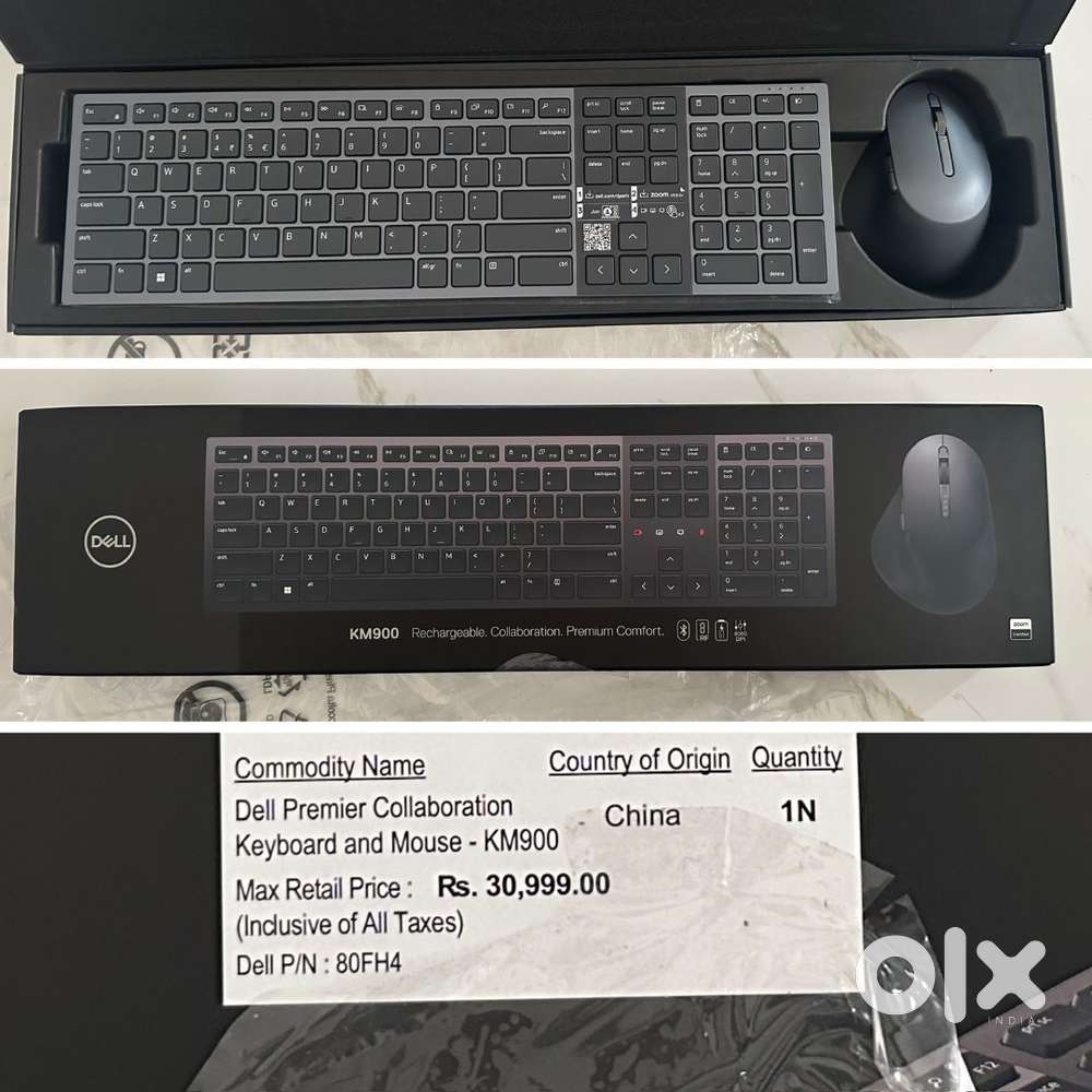Dell KM900 Premium Wireless Keyboard & Mouse Combo Unused