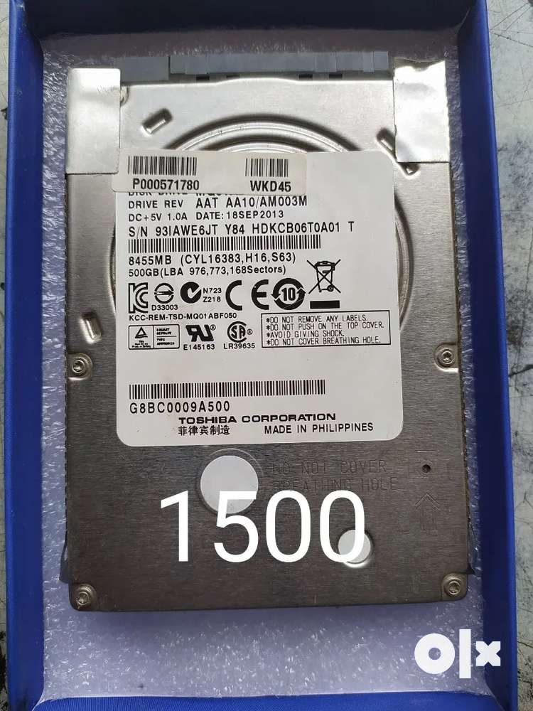 Hard Disk 2000TB External 500GB internal. Morpho.Saczen