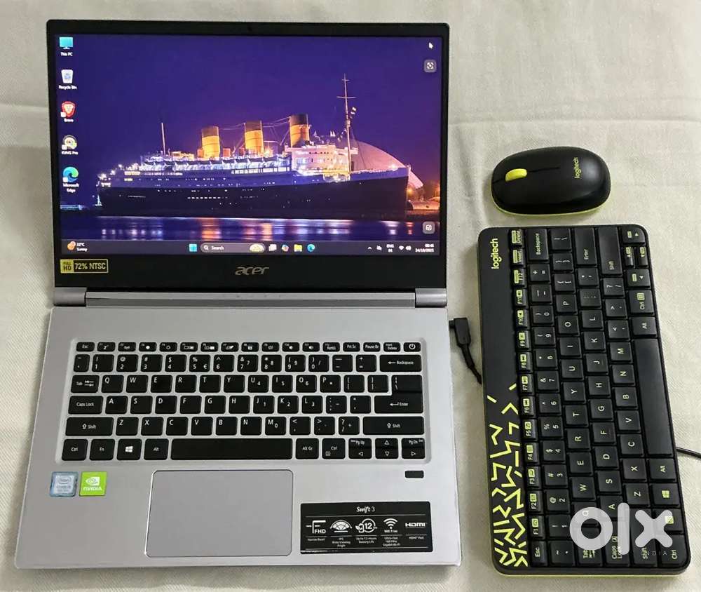 Acer Swift 3 Laptop Intel i5 8 GB RAM Free Logitech Keyboard and Mouse