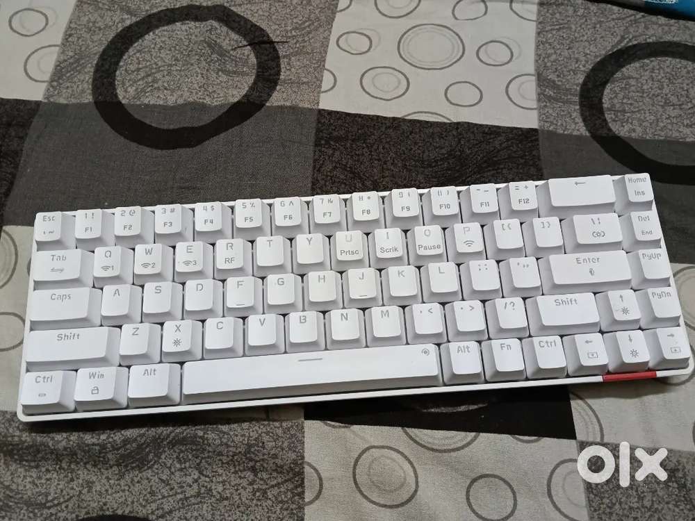 Protonics red mechanical keyboard