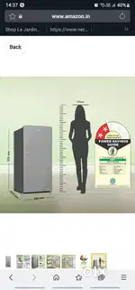 Haier 185L Single door Direct cooling fridge